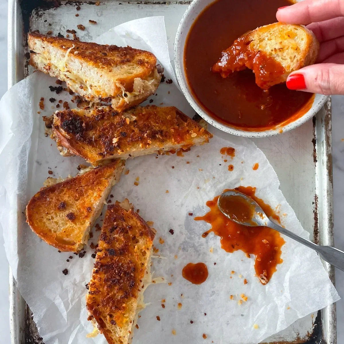 Sauerkraut Aioli Cheese Toastie