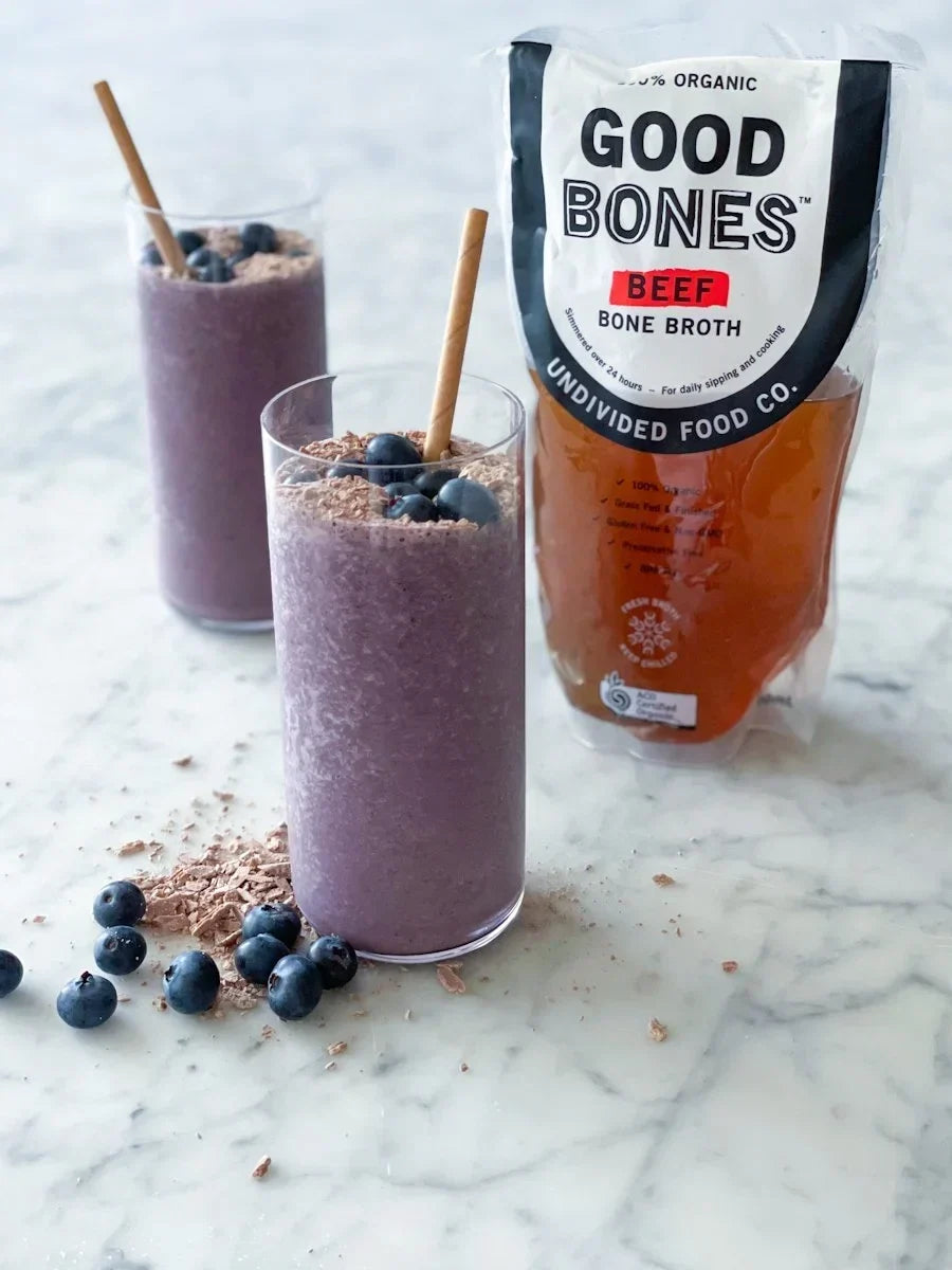 Broth Blueberry Cacao Smoothie
