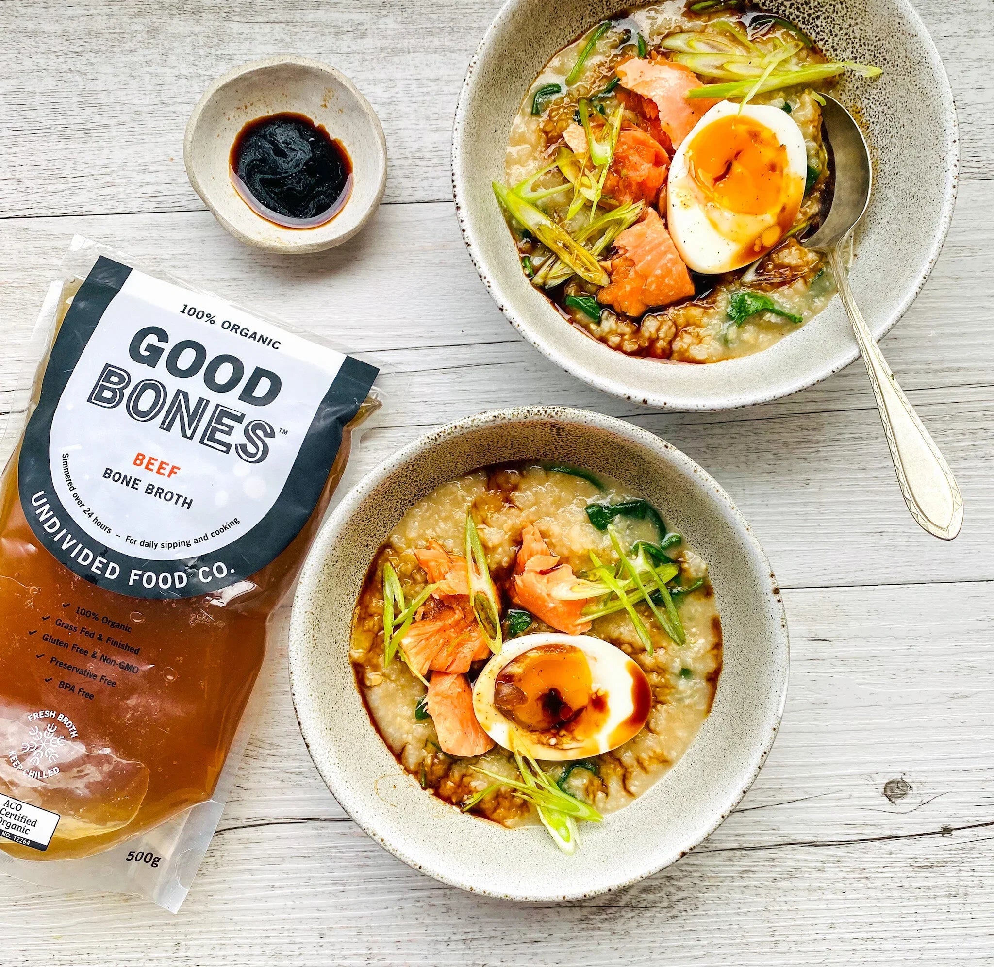 Breakfast Bone Broth Congee