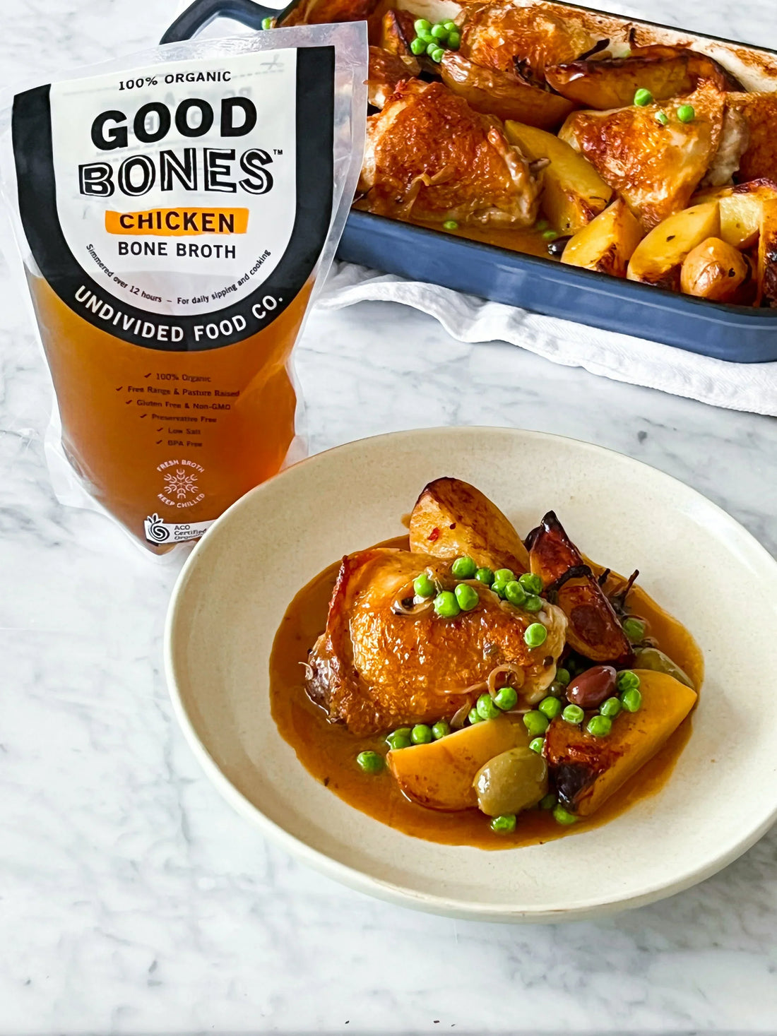 Lucy Tweed's One-Pan Chicken with Potatoes + Olives