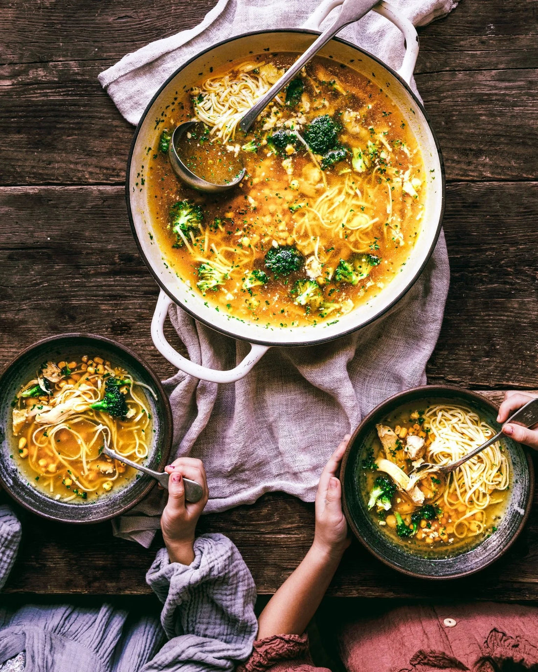Boob to Food's Immune Boosting Chicken Soup