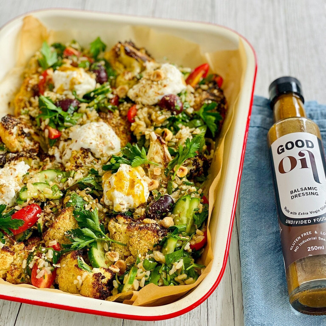 Tray Roast Cauliflower Salad