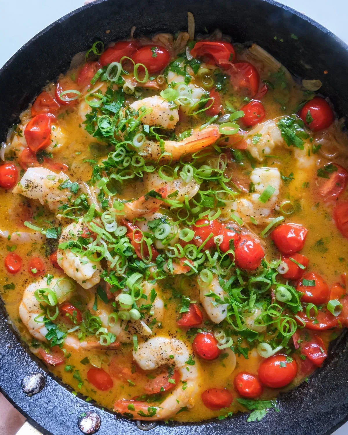 Herby, Brothy Prawns with Meg Yonson