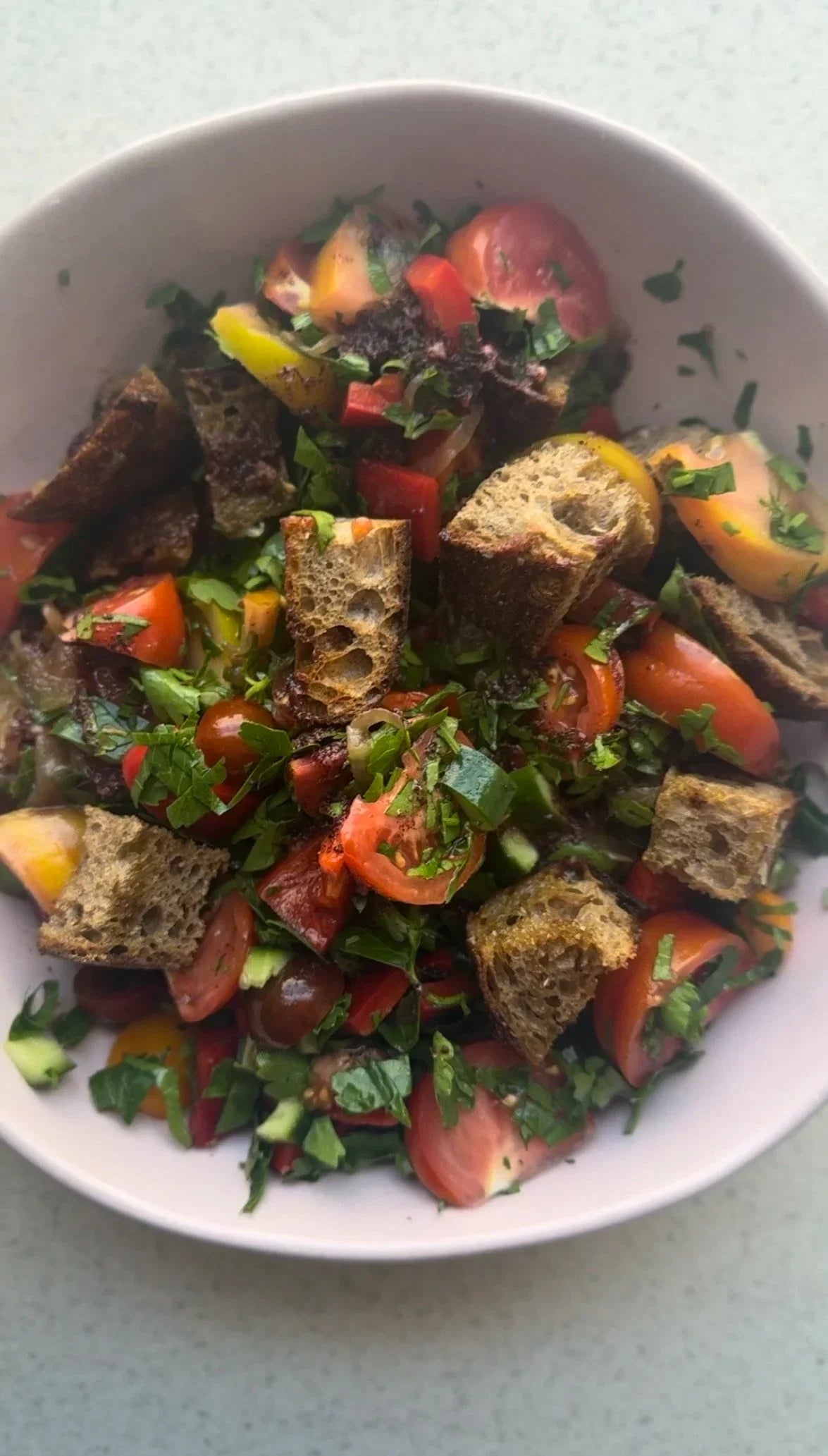 Naturopath Renee Lynch's Festive Bread Salad