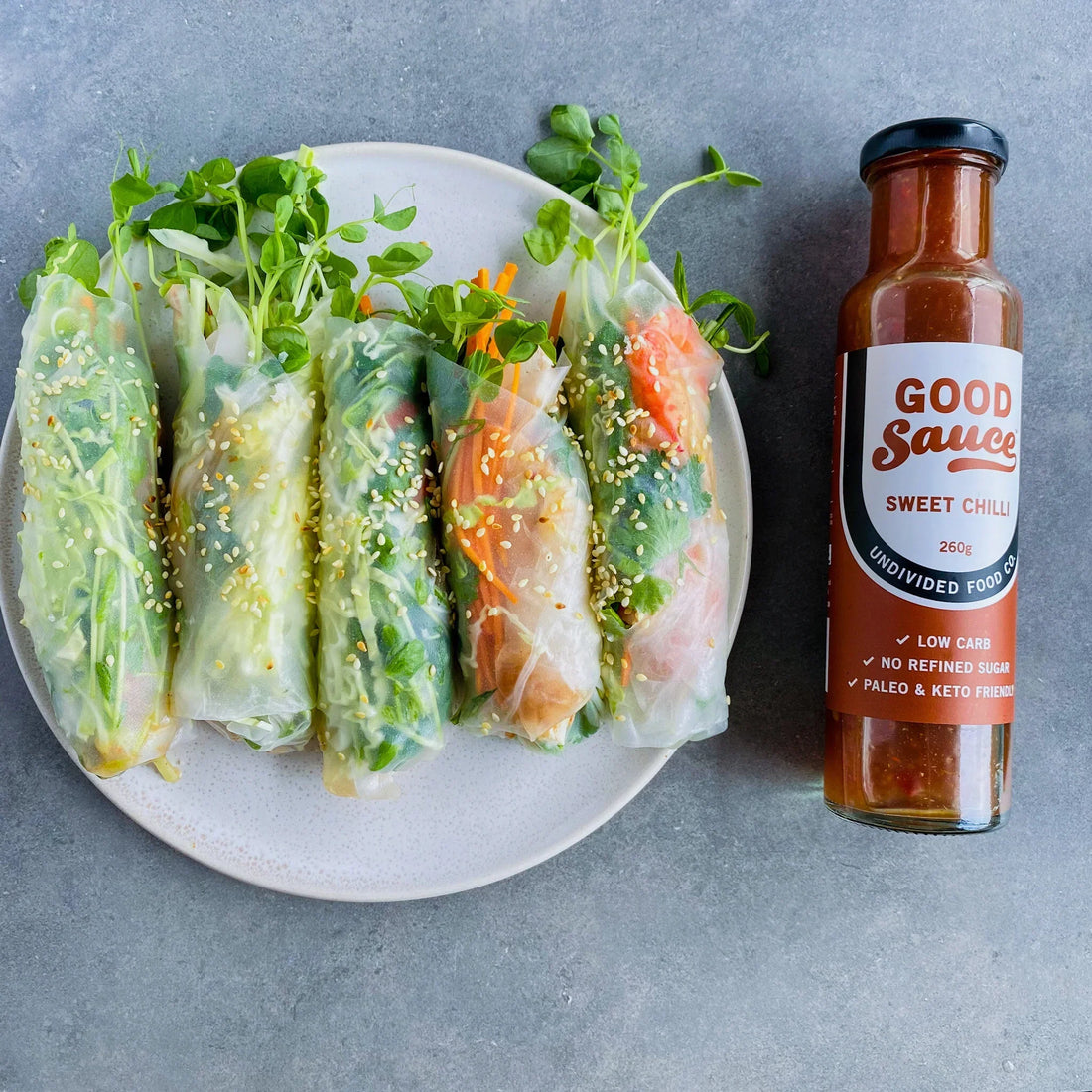 Chicken & Prawn Rice Paper Rolls