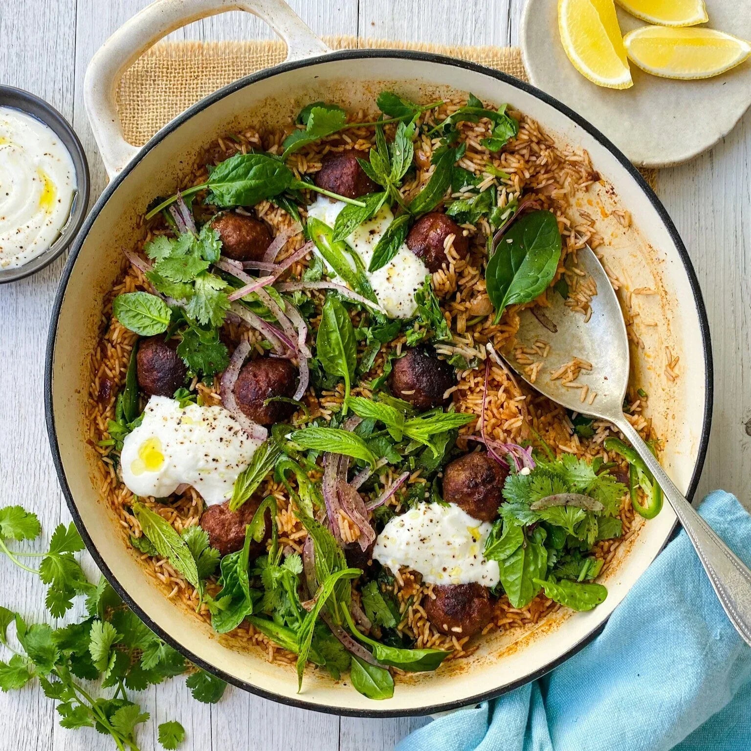 Kofta & Herb Rice