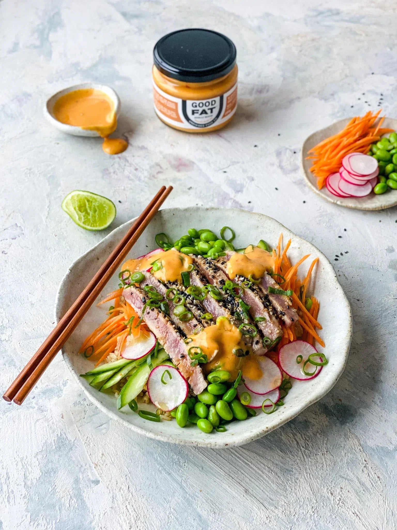 Seared Tuna Bowl ~ Your new weeknight go-to