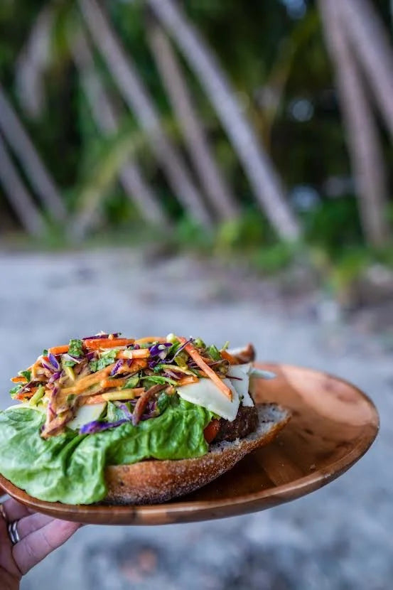 Boob to Food Burger with Joppie Mayo Slaw