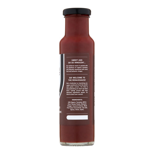 GOOD Sauce BBQ 270g bottle, side of pack