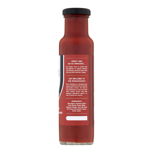 GOOD Sauce Tomato Ketchup 270g bottle, side of pack