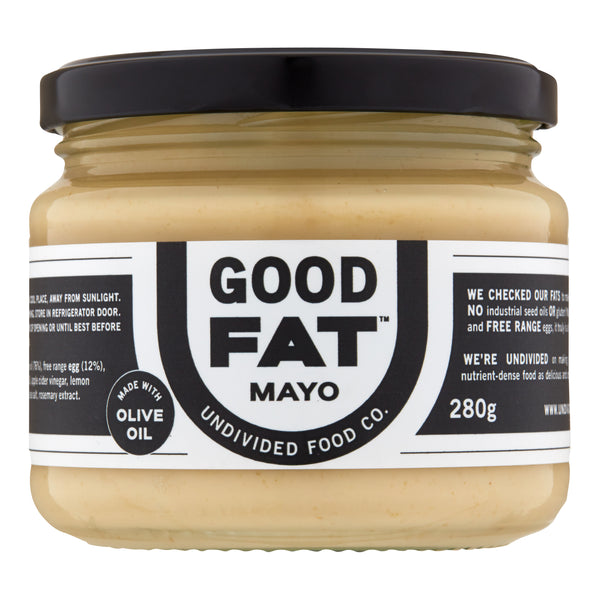 GOOD FAT™ Mayo Made with Olive Oil and Free Range Whole Eggs