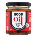 GOOD Oil Crispy Chilli Oil jar, front