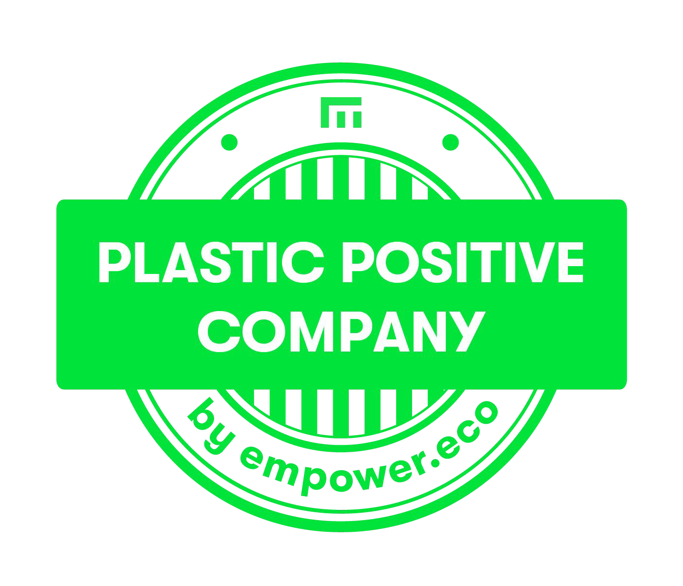 Plastic Positive certification from empower.eco